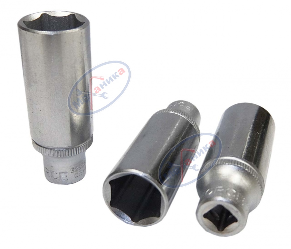 Головка  *5,5 1/4" 6 гр (Force) удлин 52550055