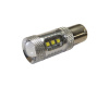 Светодиод 12V Т25 P21W (MEGAPOWER) (BA15s) 16 SMD WATTS CREE WHITE 6000K 1280лм OLD
