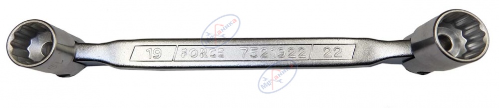 Ключ шарнирный 19х22 (Force) 7521922