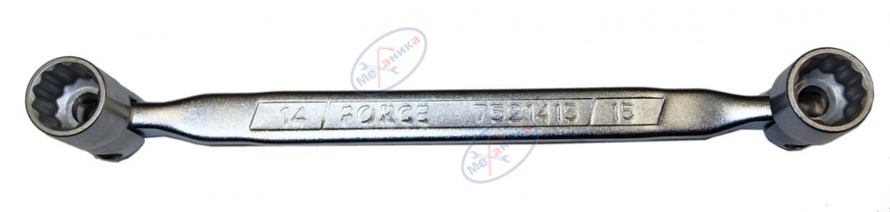 Ключ шарнирный 14х15 (Force) 7521415
