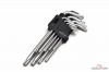 Набор ключей TORX 9 пр  (Т10,15,20,25,27,30,40,45,50) с отверс (Сервис Ключ)