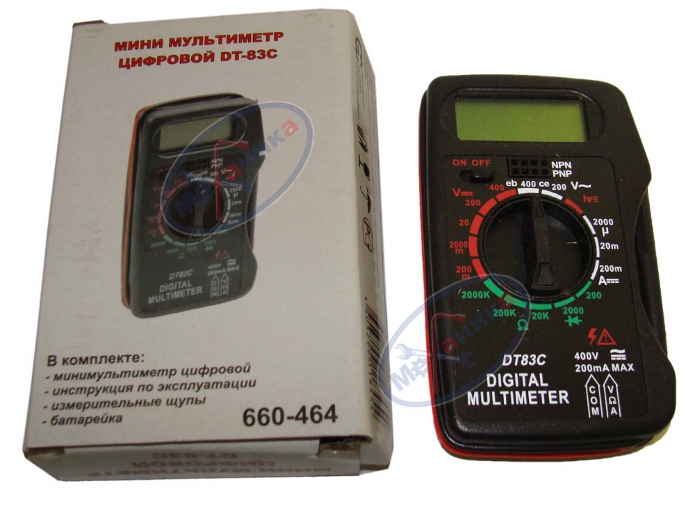 Тестер цифровой DT-83C