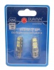 Светодиод 12V W5W (б/ц) W2.1x9,5d 6SMD(ДИАЛУЧ) WHITE повыш яркость