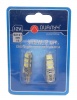 Светодиод 12V W5W W2.1x9,5d 6SMD(ДИАЛУЧ) WHITE повыш яркость