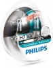 Лампа галог H4 12V60/55W+130% (PHILIPS) X-Treme Vision к-т2шт 12342 XV+S2