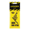 Ароматизатор подвес картон Danger/Sex non stop  (NEW GALAXY) Ваниль 794-317