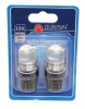 Светодиод 12V W21/5W (б/ц) W3x16d 1HPSMD(ДИАЛУЧ) WHITE (ходовые огни КАЛИНА ГРАНТА)