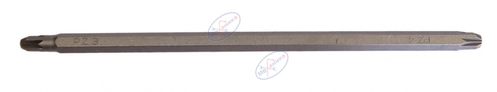 Вставка 1/4" Pozidriv двусторон PZ.3x PZ.4 165мм (Force) 122D34
