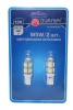 Светодиод 12V W5W W2.1x9,5d 9SMD(ДИАЛУЧ) WHITE