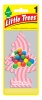Ароматизатор подвес картон Ёлочка (LITTLE TREES) "Бабл гам" Bubble Gum U1P10348RUSS