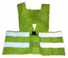 Жилет светоотражающий (Баклер) зеленый XL на защелке ГОСТ 12.4.281-2014
