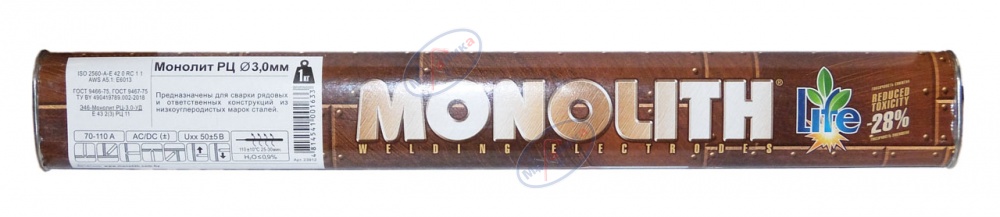 Электроды "Монолит РЦ"  d-3mm (Монолит) 1кг