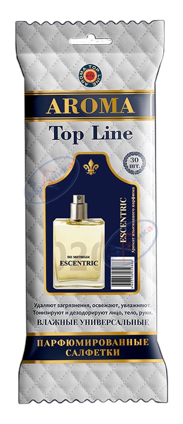 Салфетки парфюмированные уни. (AROMA) Top Line унисекс №007 Escentric