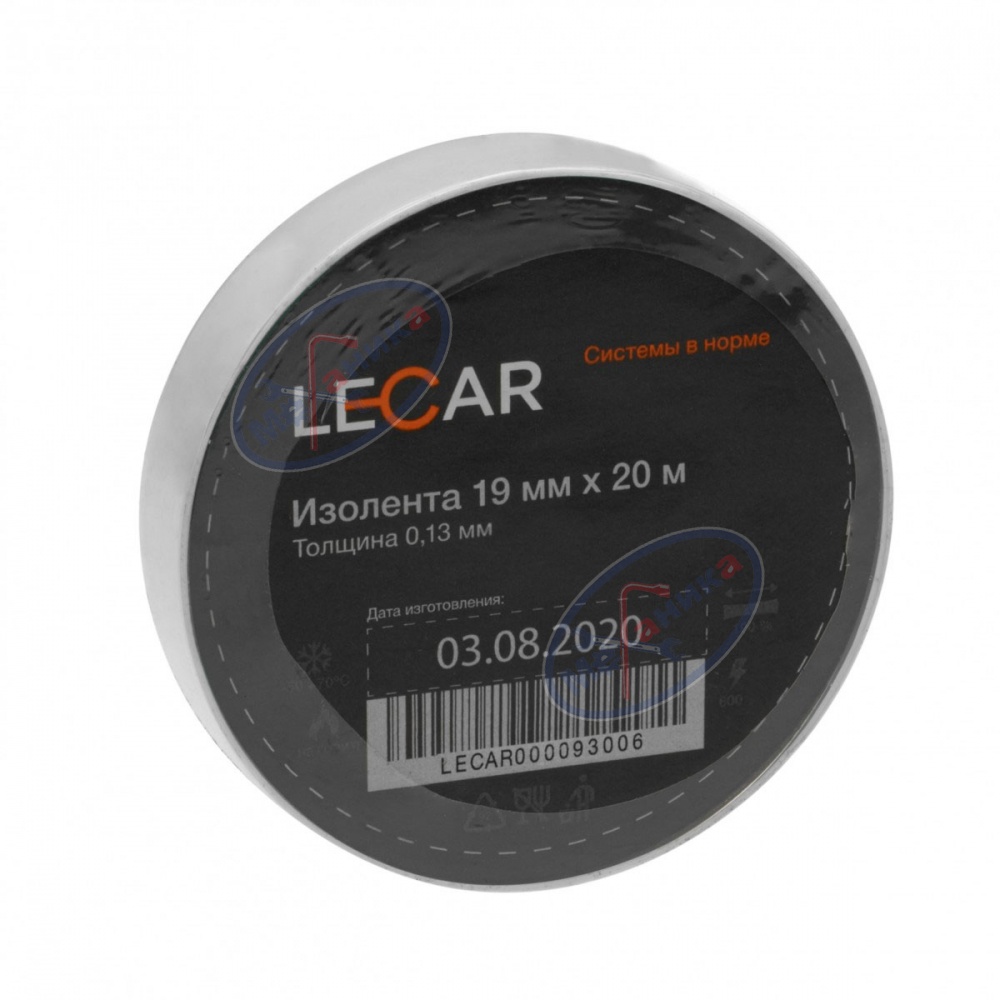 Изолента ПВХ 15мм*20м белая (Лада-Имидж LECAR)